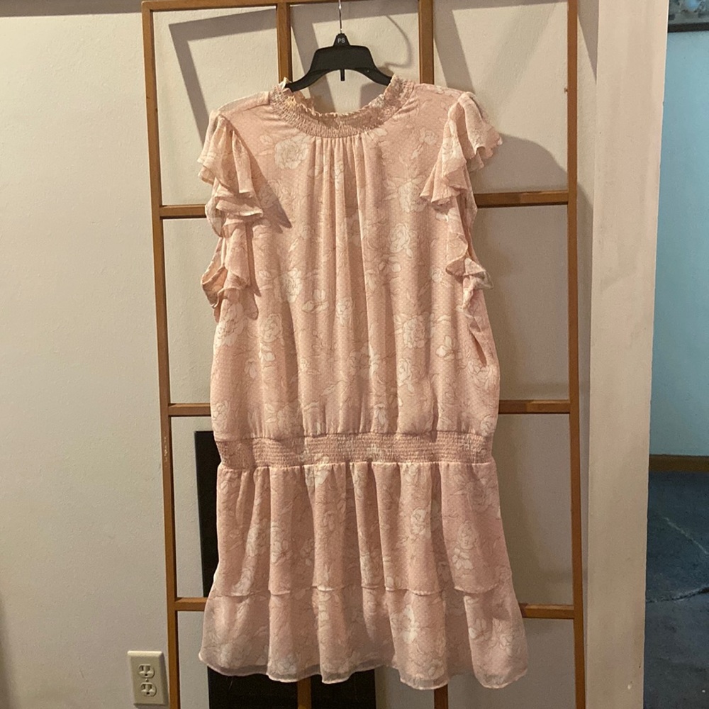 Dress or cover for swim suit. Can be worn as mini dress